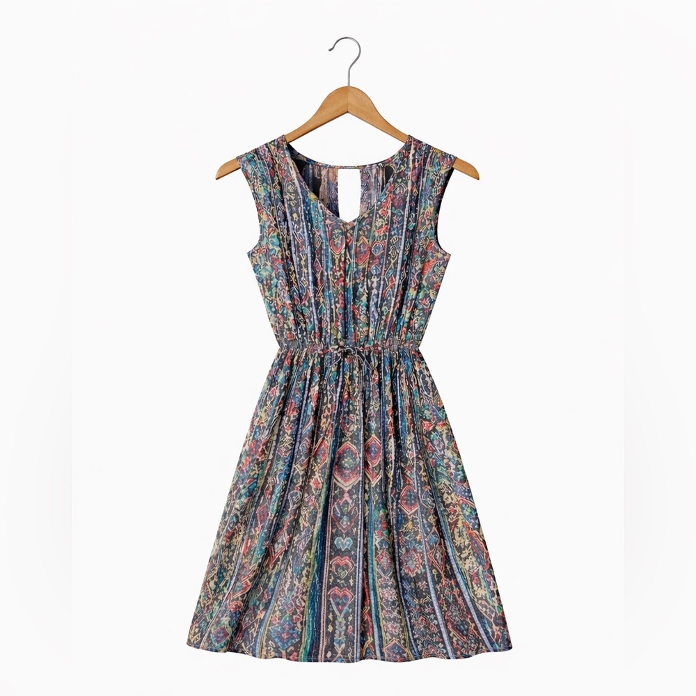 BeBop Sleeveless Printed Fit & Flare Dress Women’s